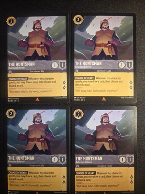#194 The Huntsman - Reluctant Enforcer x4 -Disney Lorcana- Rise Of The Floodborn