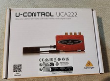 Behringer U-CONTROL UCA222 Ultra-Low Latency 2 In/2 Out USB Audio Interface