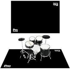 Drum Rug Mat with Non-Slip Grip Bottom, 4x6ft Drum Carpet Noise Reduction,