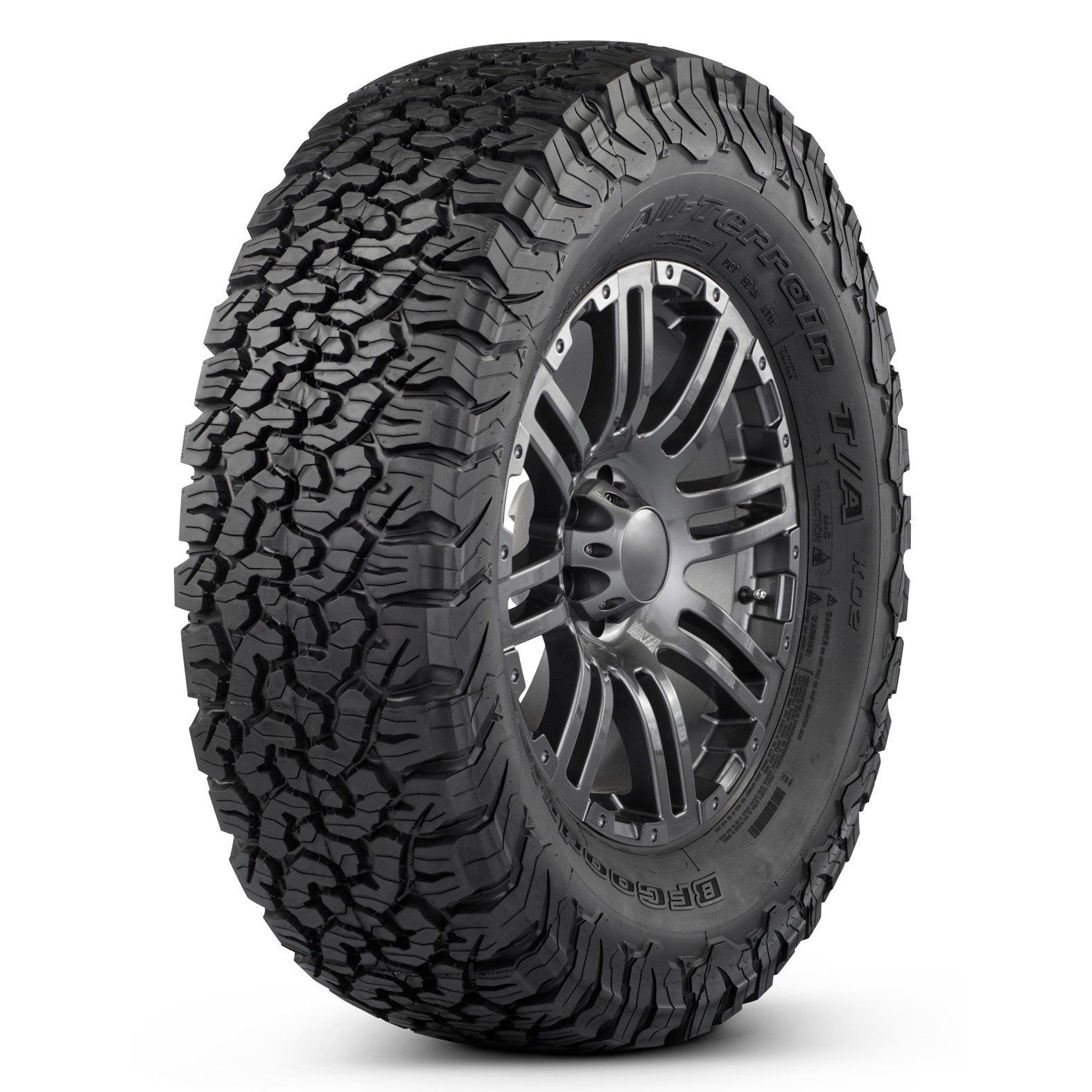 Pneu BF Goodrich All Terrain KO2 275/55R20 115S idéal pour le camping sauvage