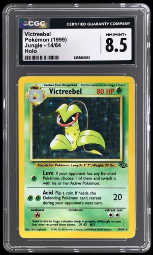 Victreebel (1st Edition) graded CGC 8.5 for sale on eBay