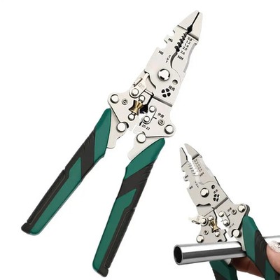 Wire Stripper Foldable Cable Cutter Stripper Pliers Multi-Function Electrician