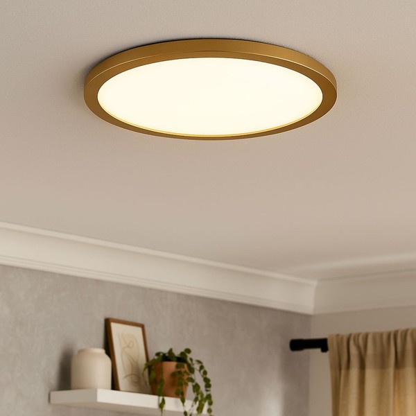 Deckenleuchte Badezimmerleuchte Wohnzimmerlampe Led Backlight Messing Weiß IP44-image
