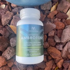 Mannatech Advanced Ambrotose Capsules 120 Count Dietary Supplement Exp 11/26