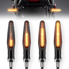Universal 4pcs Motorcycle Led Turn Signal Indicator Blinker Amber Lights Durable