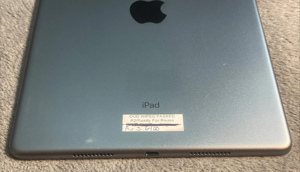 Apple iPad Air 2019 tercera generación 10,5" MV1H2LL/A con 64 GB y WiFi/desbloqueado (gris espacial) Foto 4 de 4