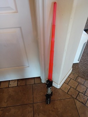 Hasbro Star Wars Darth Vader Lightsaber 2006 Spring Load Toy Red Sword Jedi