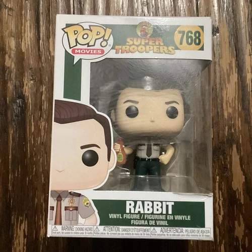 Funko Pop! Vinyl Rabbit For The Super Troopers Movie #768 Damaged Box Farva