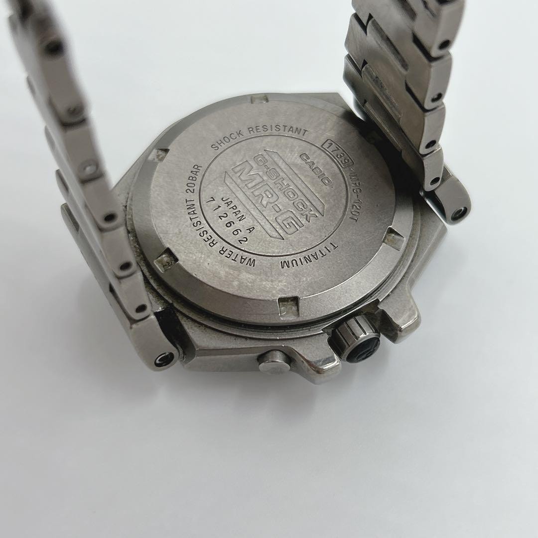 現状品 CASIO G-SHOCK MRG-120T CASIO G-SHOCK MR-G MRG-120 Analog vintage Metal watch | eBay