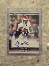 2017 Leaf Draft Auto Greg Ward Jr #A-GW1 Rookie Auto RC