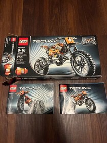 Lego Moto Cross Bike Technic 42007 Complete Used Free Shipping