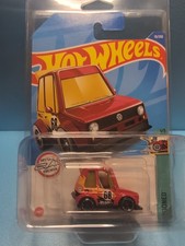 Hot Wheels Vw Golf Mk1 Tooned Red Long Card 10250 2021 Mattel New And Sealed