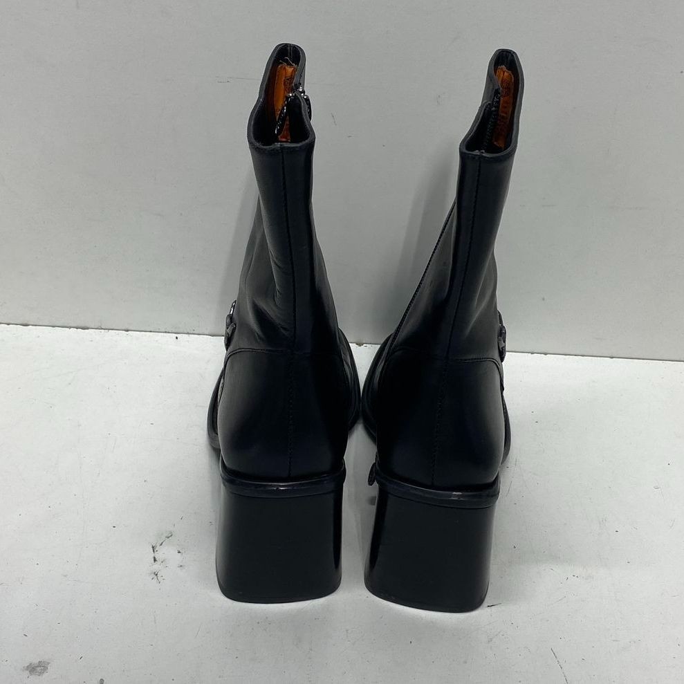 Harley-Davidson Black Solid Ankle Boot Boot Women… - image 5