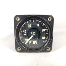 Sangamo Weston Fuel Temperature Gauge Degrees Celsius Vintage Aircraft