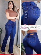 Flared Jeans Colombianos Cintura Alta levanta cola butt lifter high waist 8327