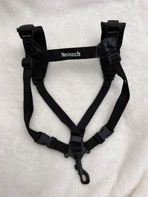 Neotech Sax Soft Harness - Junior with Swivel Hook - Black Neoprene