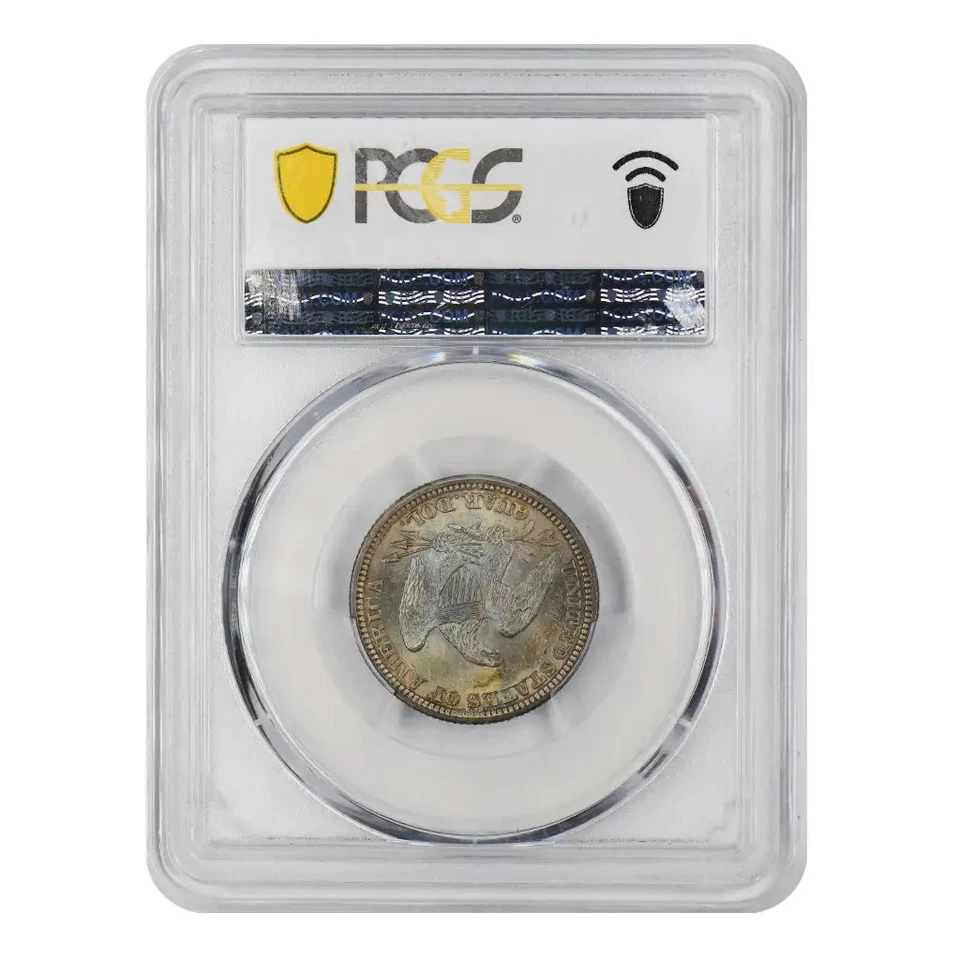 1861 Seated Liberty Quarter PCGS MS-66 - Image 4 of 4