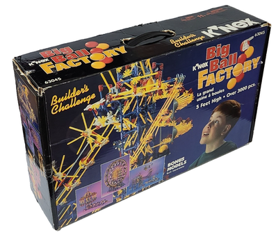 K'NEX Big Ball Factory COMPLETE SET w Box, Instructions & DC
