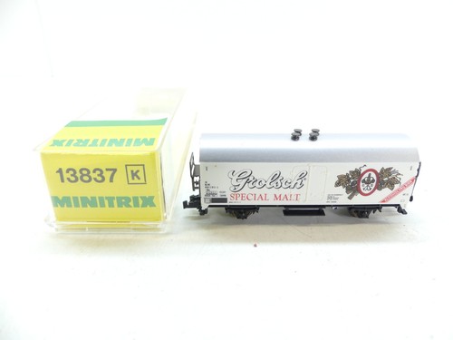 Minitrix N 13837 Güterwagen "Grolsch", NS, NEM, NEU in OVP #60046 | Zustand: Gebraucht