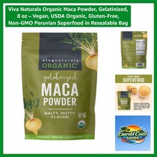 8 oz Organic Gelatinized Maca Powder   Superfood for Enhanced Flavor