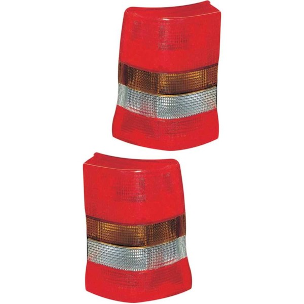 RüCkleuchten Heckleuchten Set Links&Rechts Rot FüR Opel Astra F Caravan 51_ 52_-image