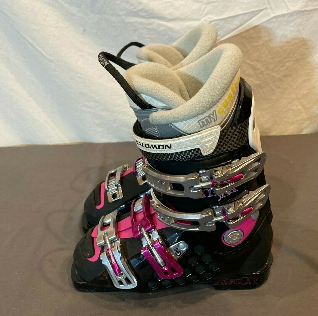 Stivali da sci alpino Salomon Mynx Flex 75 3D micro regolabili fibbia MDP 23 5 US 6