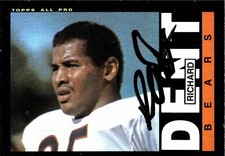 Chicago Bears HOF Richard Dent Signed Rookie Card COA