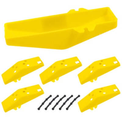 5 Sets Hand Auger Blades Protector Ice Fishing Auger Cover Hand Auger Strap