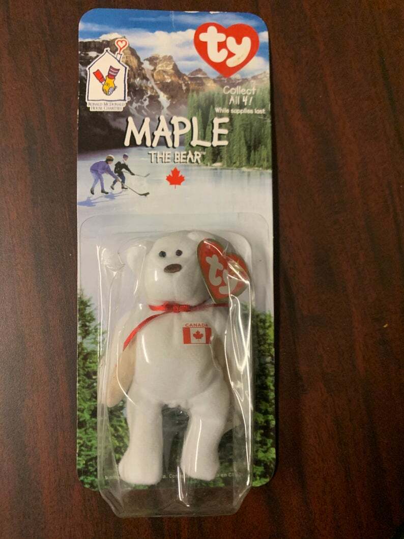 McDonald's TY Beanie Babies International Bears Ronald McD House