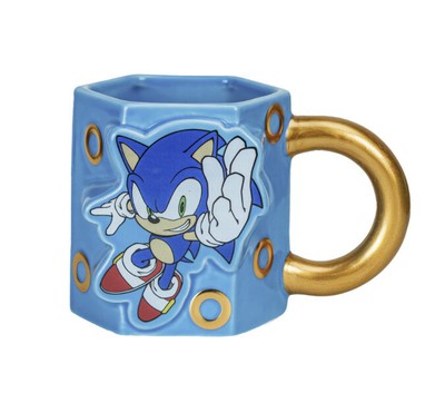 Zak Designs Geformt Kaffeetasse, Sonic The Hedgehog Neu mit Etikett