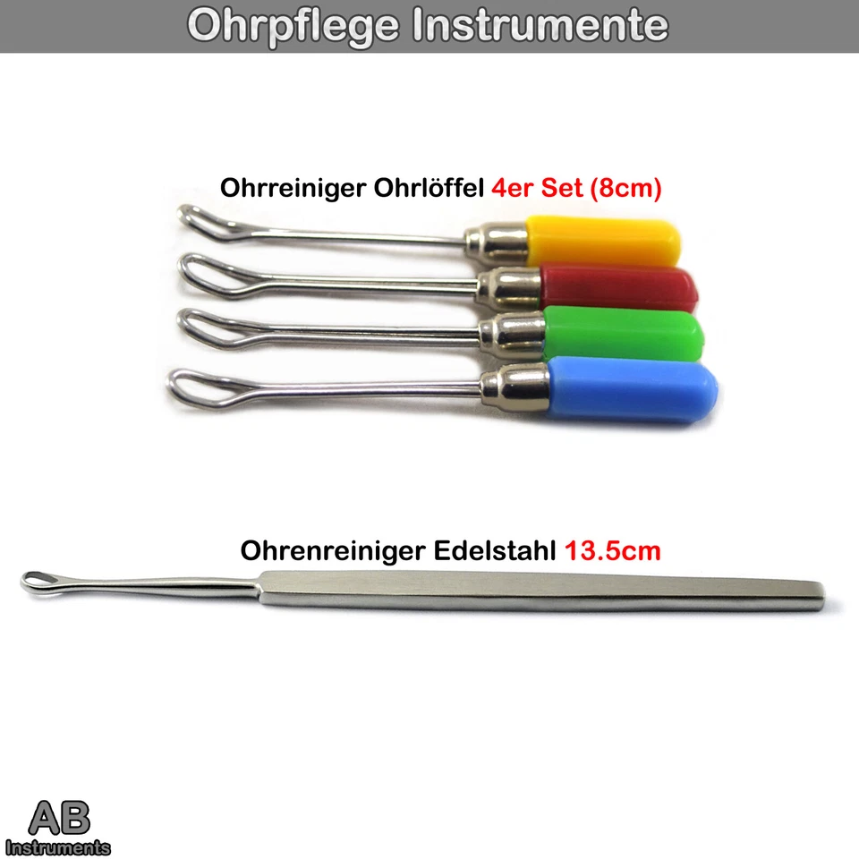 MEDSPO Ohrenreiniger Ohrlöffel Ohrenreinigung Ohrenschmalz Entfernen Ohrenpflege Stumpf