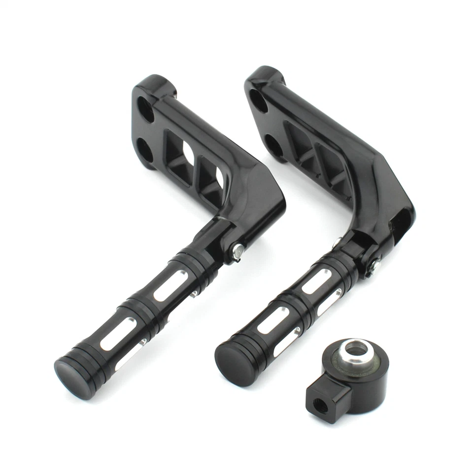 Soporte de estriba de pasajero trasero blanco negro para Harley Night Rod VRSCDX 07-2017 Foto 4 de 4