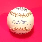 Autographed Baseball Eric Chavez Rawlings Oakland As GOLD GLOVE MLB Yankees
