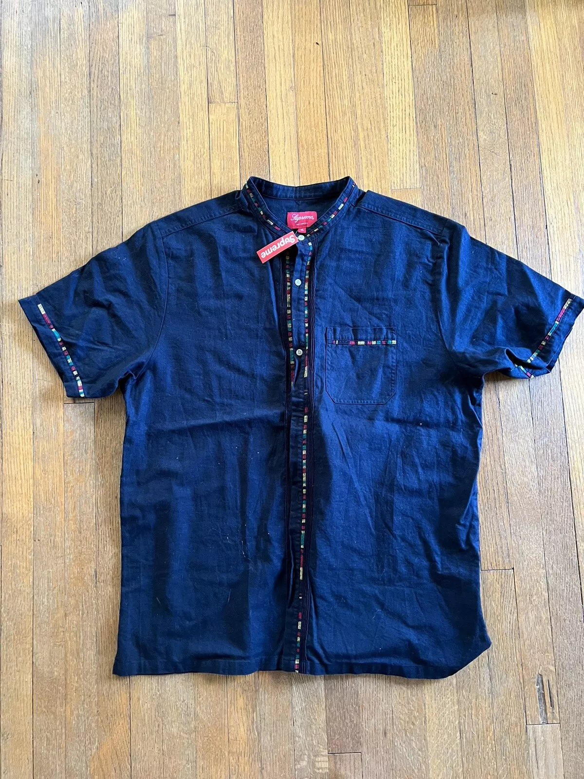 T shirt collier Supreme Band Ss18 flambant neuf. noir taille XL