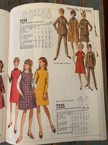 Vintage 1967 Simplicity Sewing Patterns Home Catalog Fashion Fall/Winter #7256 - Picture 6 of 7