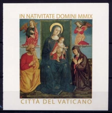 VATICAN Sc#1433a Bklt 2009 Painting, Modonna and Child by Francesco Melanzio MNH