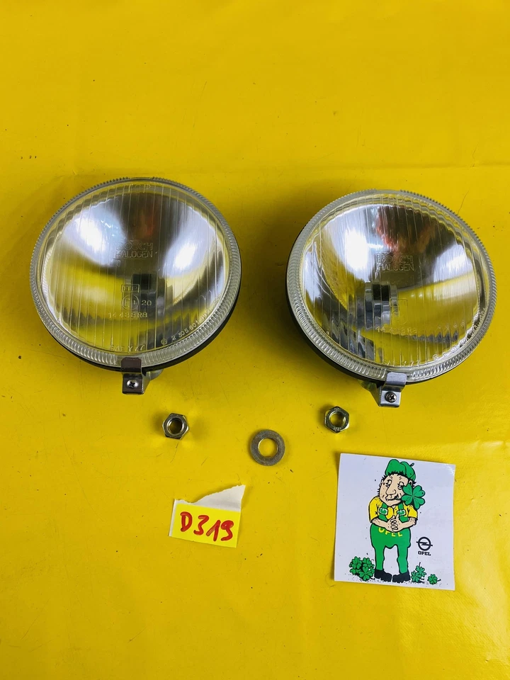 High beam headlights set NOS Opel Ascona B Manta B Kadett C halogen NEW + original - Image 3 of 3