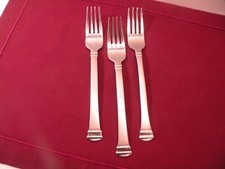 Set Of 3 salad forks International Silver 18/...