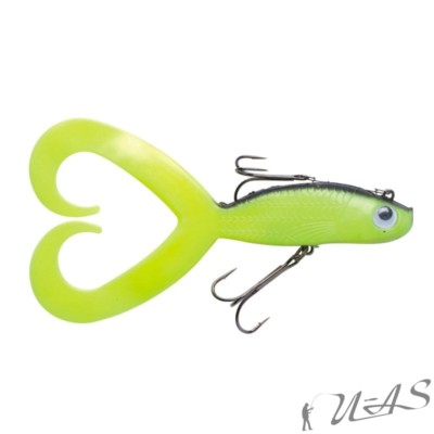 DAM FZ Deep Down Twirls Pilker & Schleppköder Gelb 360G Gummifisch Shad Lure Kva