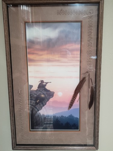 Donald Vann "The Raven's Song" Matted Elegently Framed Rare Signed Print 603/850