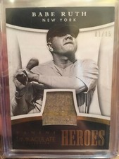 BABE RUTH 2015 IMMACULATE 