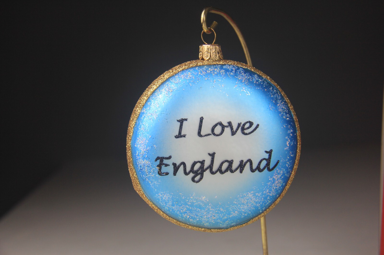 Nordstrom at home "I Love England" Landmark Christmas Ornament w/Box