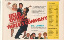 D L Taffner 1986 Ad- Three's Company/Three's A Crowd/The Ropers