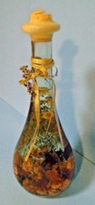 Eve Gena Bath Body Oil 24 oz Glass Bottle With Potpourri