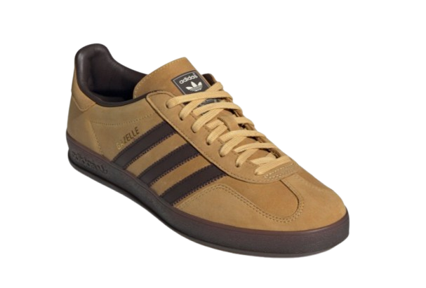 靴 adidas Originals Gazelle Dark Brown IH4771] Adidas Originals Men's Gazelle Indoor Oat Dark Brown