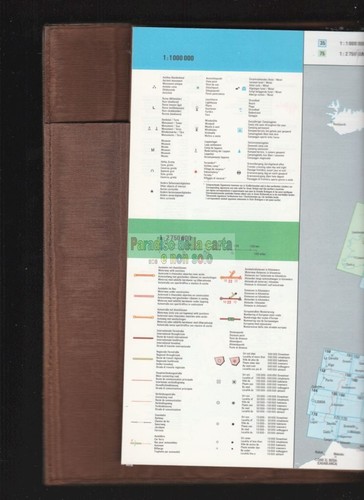 EUROPA ATLANTE STRADALE, KUMMERLY + FREY edizione 1990/91, RACCOGLITORE IN PELLE - Picture 4 of 4