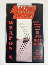 Fantagraphics AMAZING HEROES #188 (1991) - Weapon X