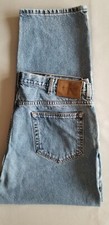 CALVIN KLEIN CK Men Vintage Easy Fit USA Cotton Denim Jean - 40x30 Blue BMPP171