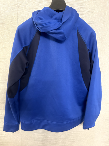 MENS SMALL UNDER ARMOUR WALES RUGBY UNION BLUE TRAINING HOODY/HOODIE/PULLOVER - Picture 2 of 4