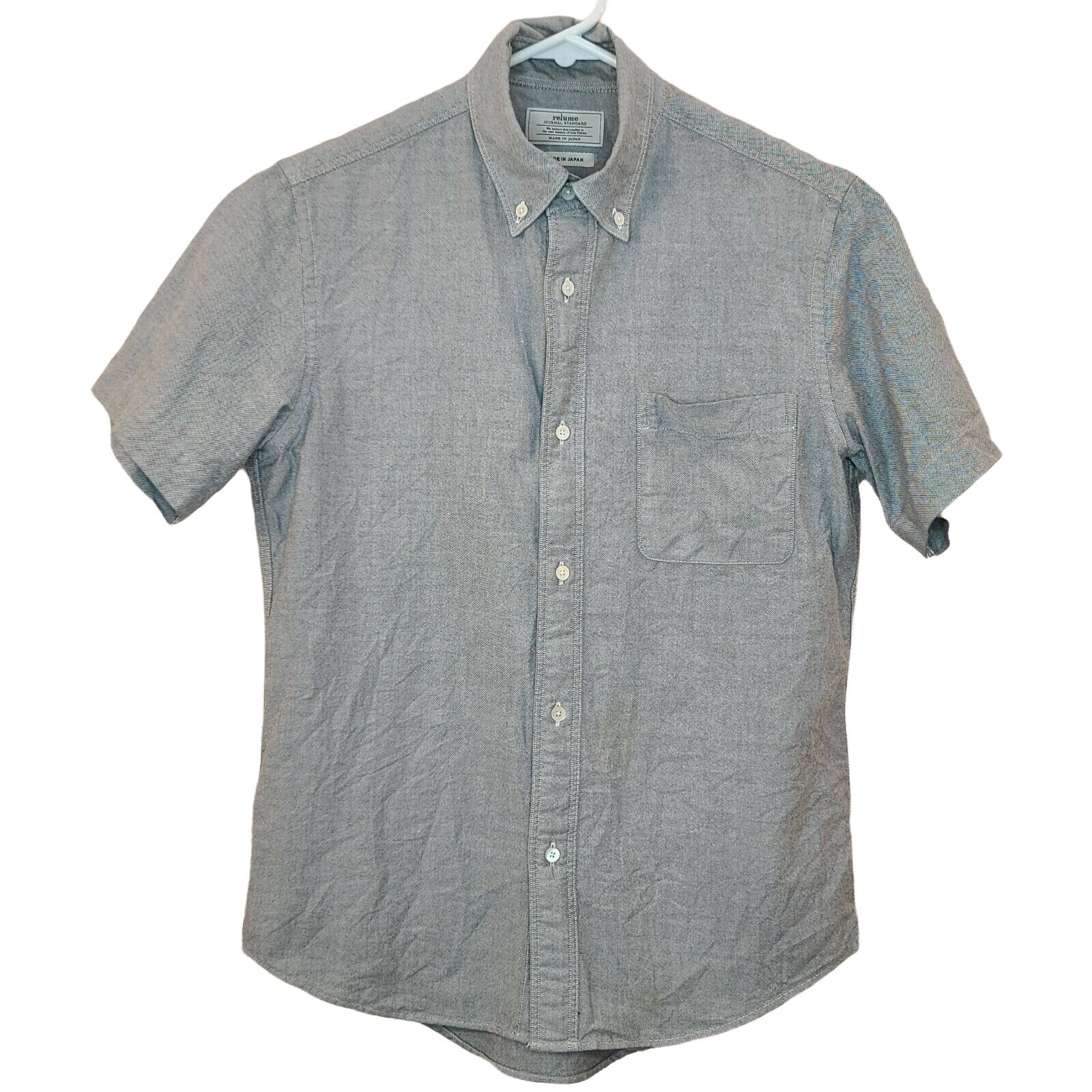 Journal Standard Mens Shirt Small Gray Relume Sho… - image 1